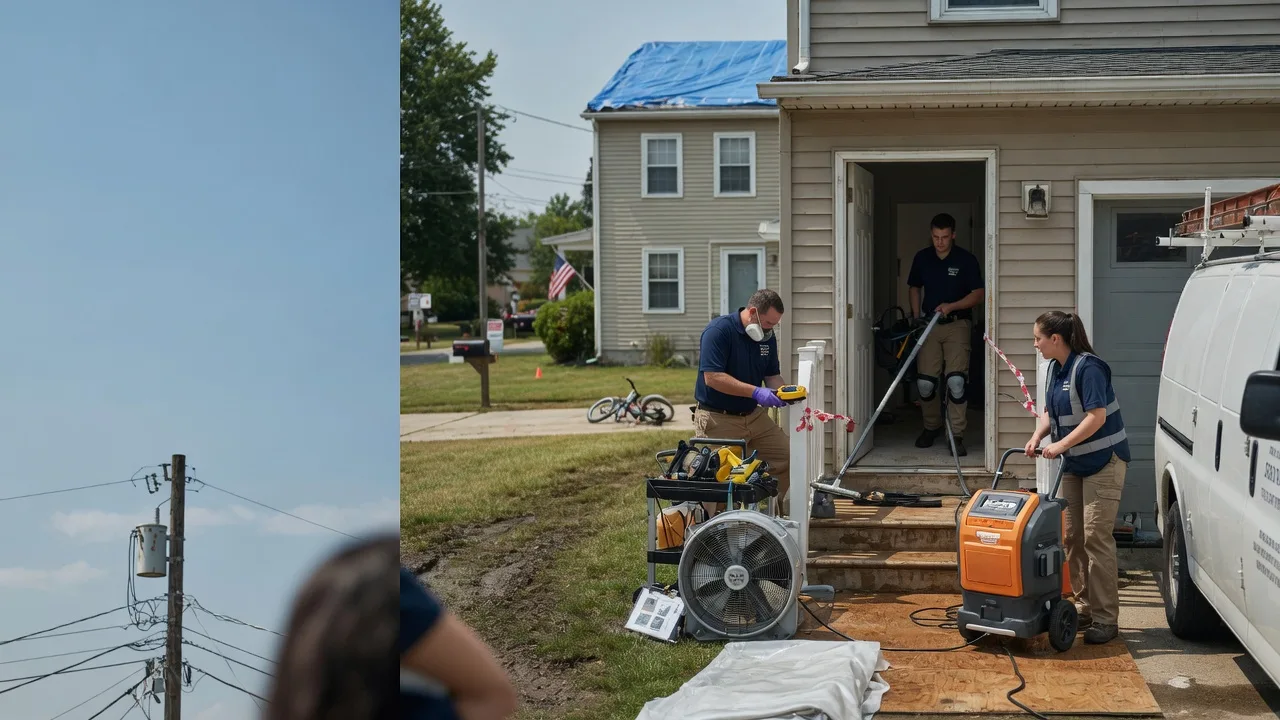 Water Damage Repair in Forestville, WI near me